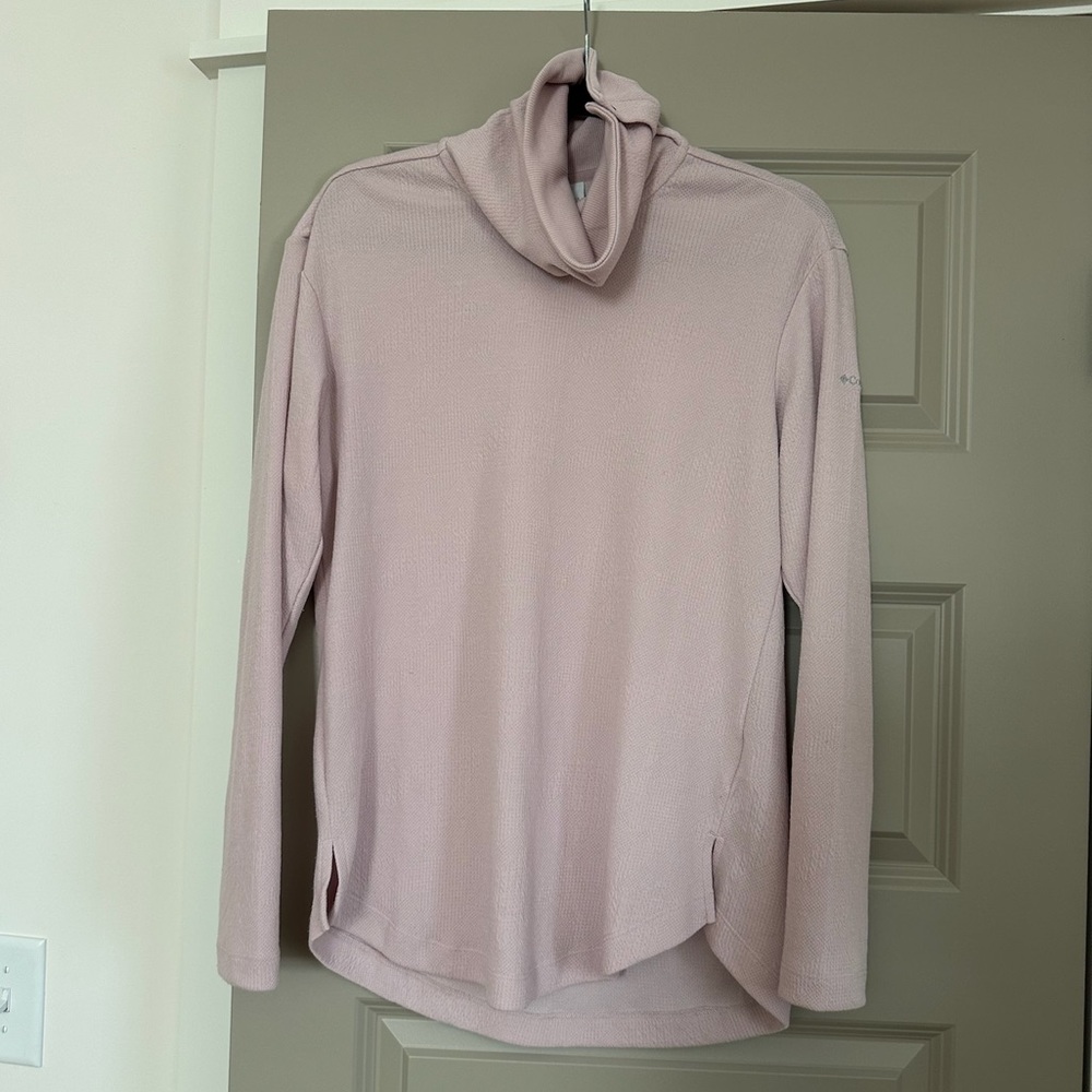 Columbia Holly Hideaway Waffle Cowl Neck Pullover - Women’s M